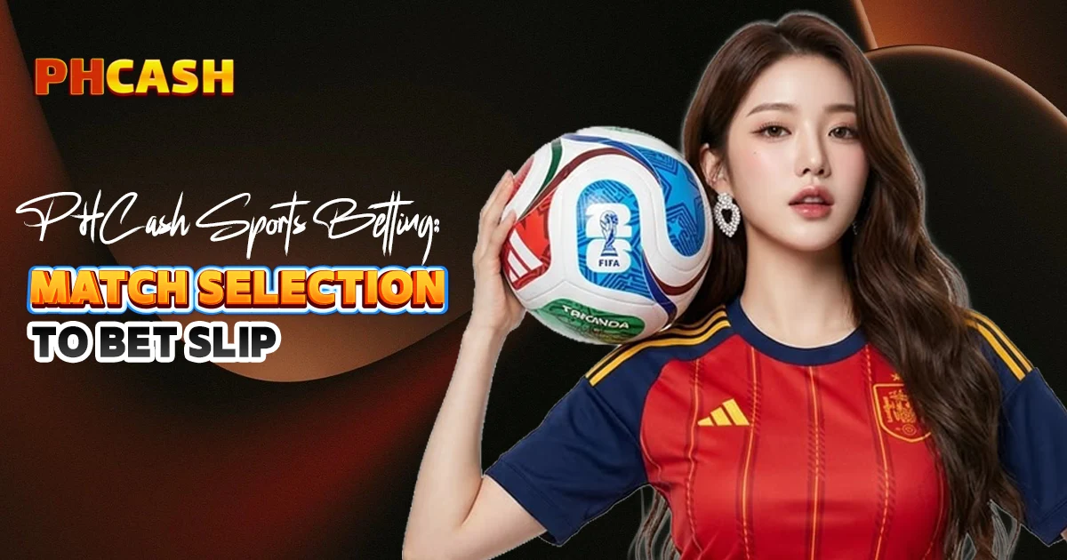 PHCash Sports Betting — Match Selection to Bet Slip